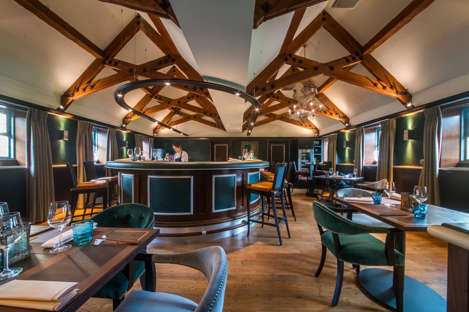 Whatley Manor Hotel & Spa, the dining room