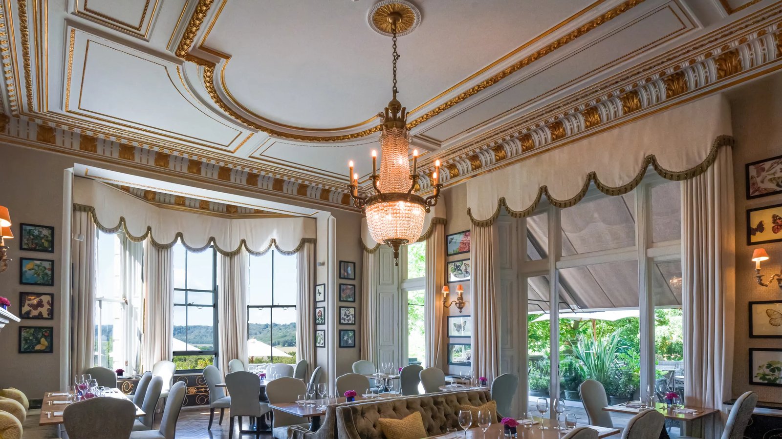 Beaverbrook, at the table