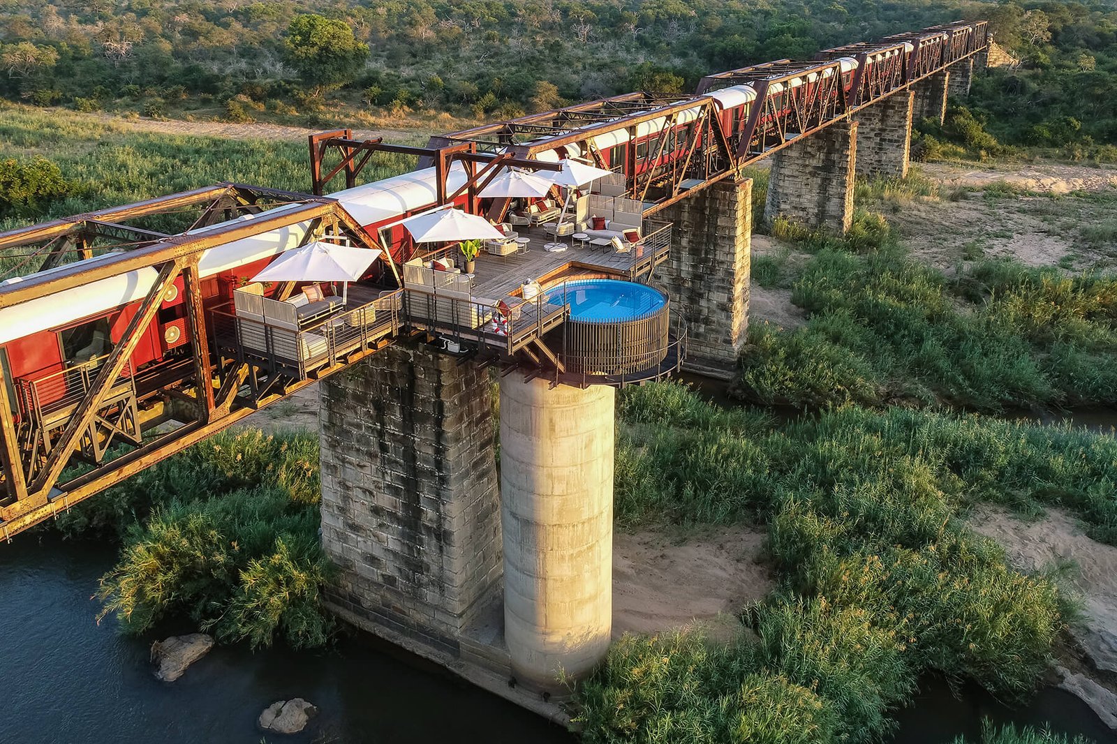 Kruger Shalati - The Train on the Bridge