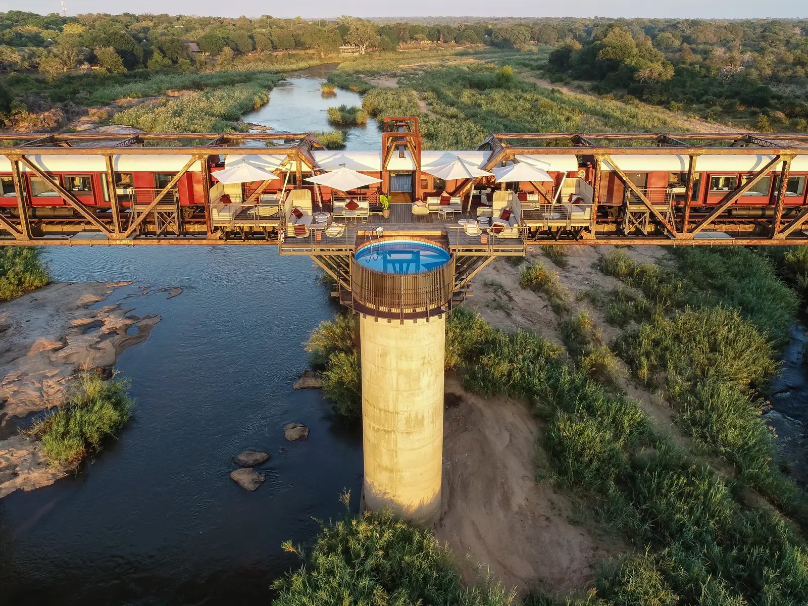 Kruger Shalati - The Train on the Bridge