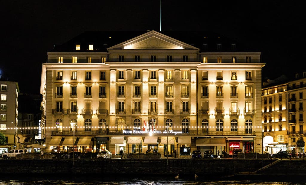 Four Seasons Hotel des Bergues Geneva, backstory