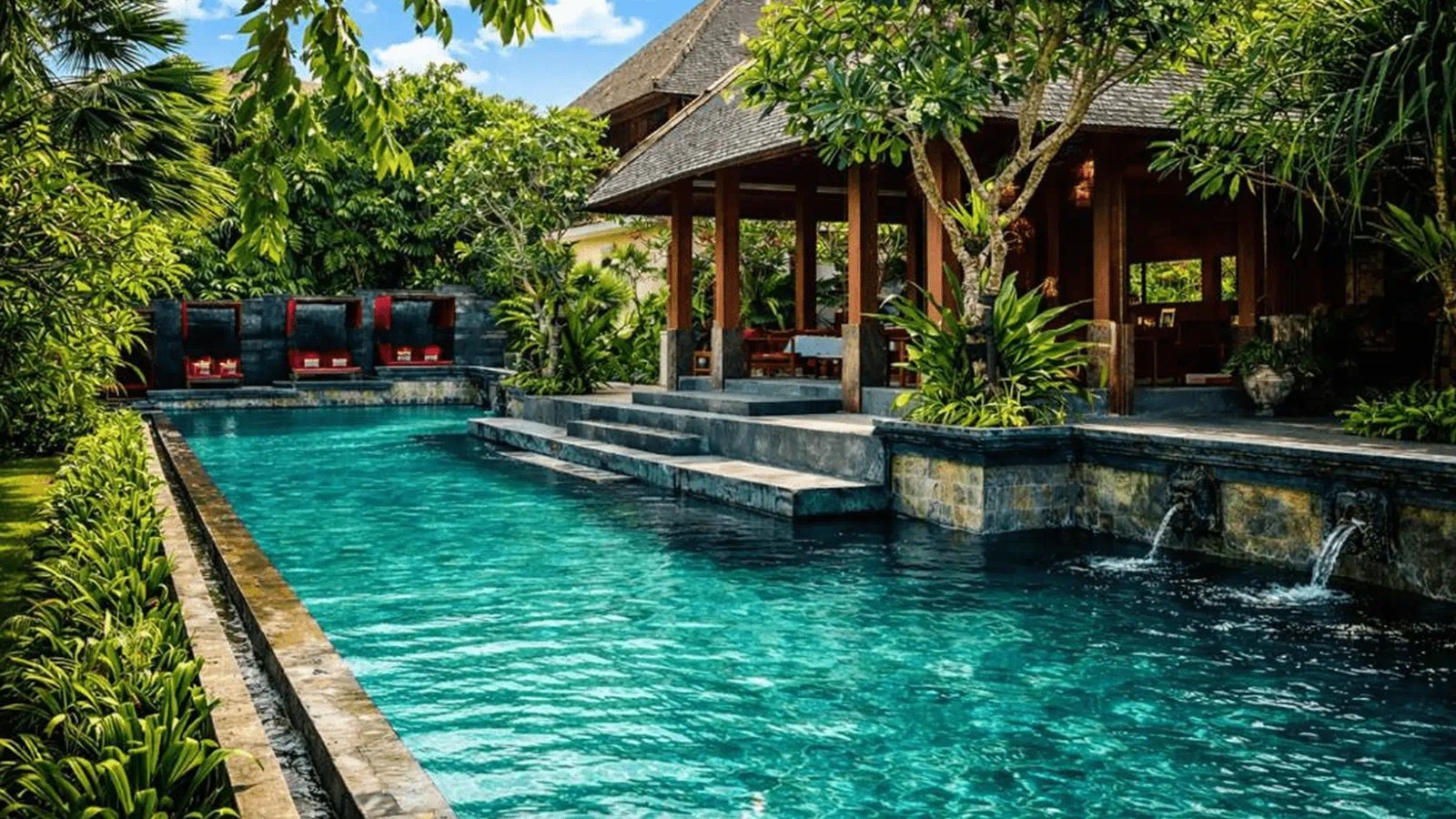 La Reserve 1785, the pool