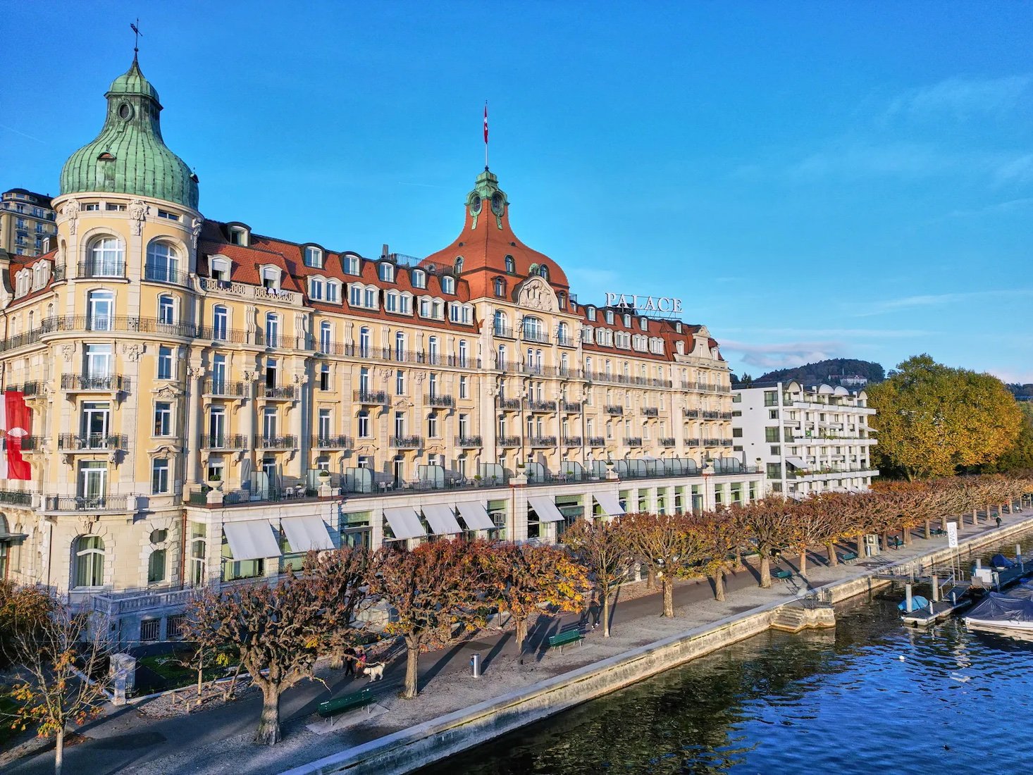 Mandarin Oriental Palace, Luzern, backstory