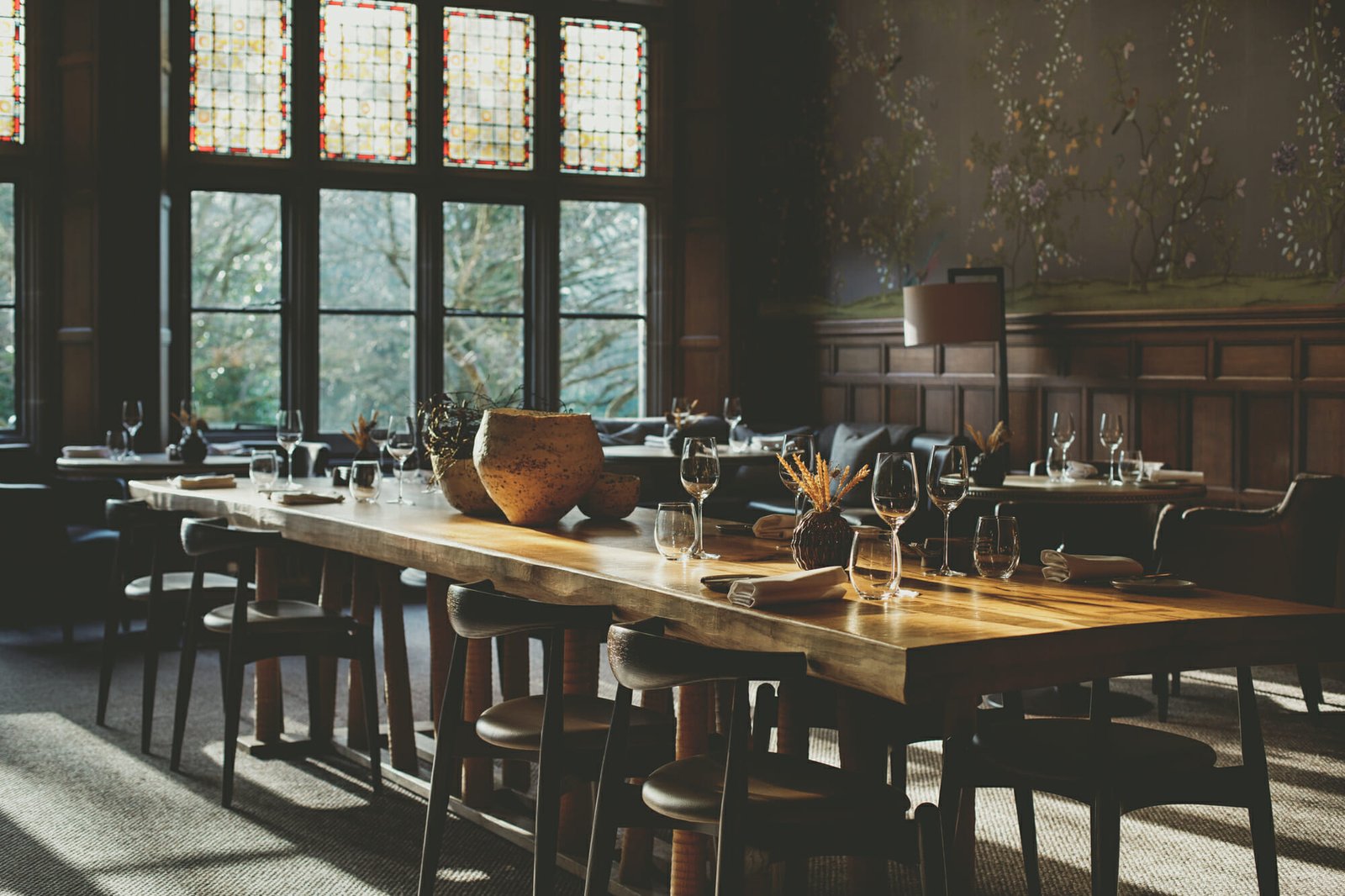 Hampton Manor, at the table