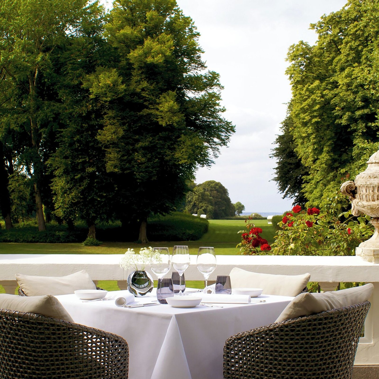 WEISSENHAUS Private Nature Luxury Resort, at the table