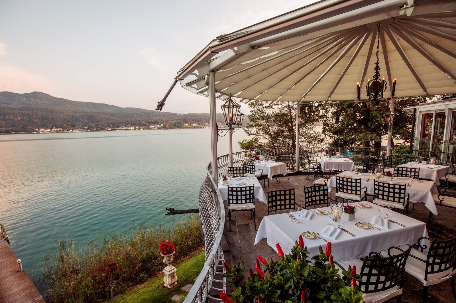 Hotel Schloss Seefels, at the table