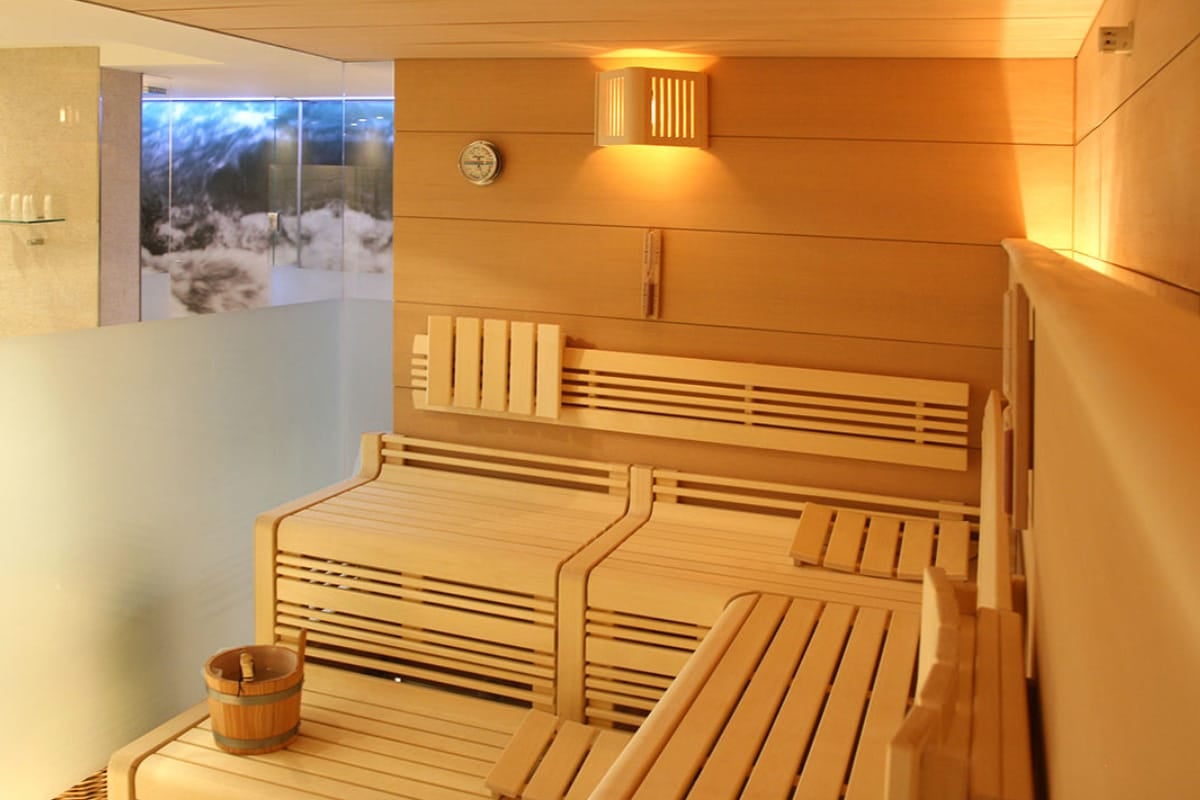 Söl'ring Hof, the sauna