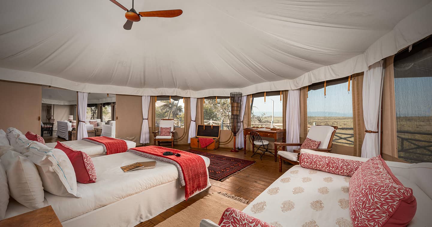 Hemingways Ol Seki Mara Camp, rooms