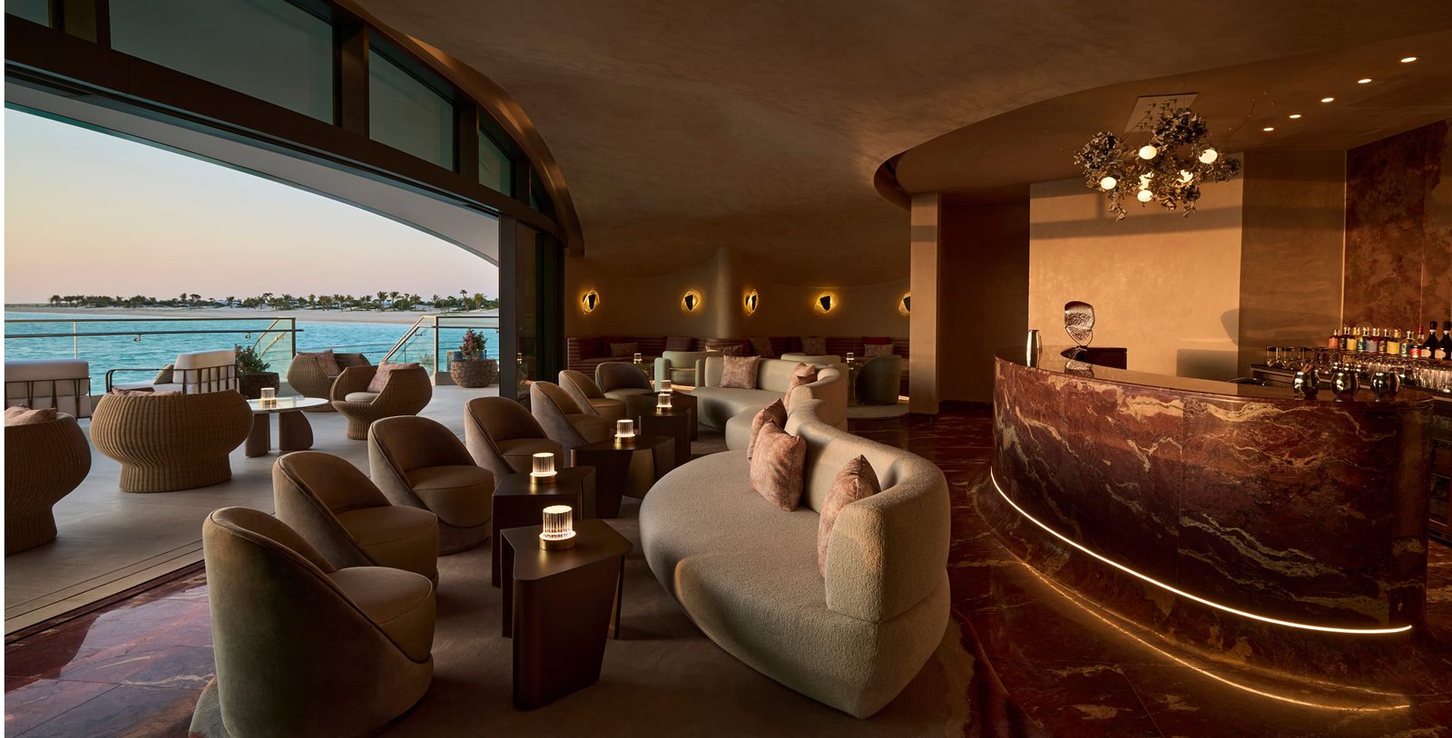 Shebara Resort, at the table