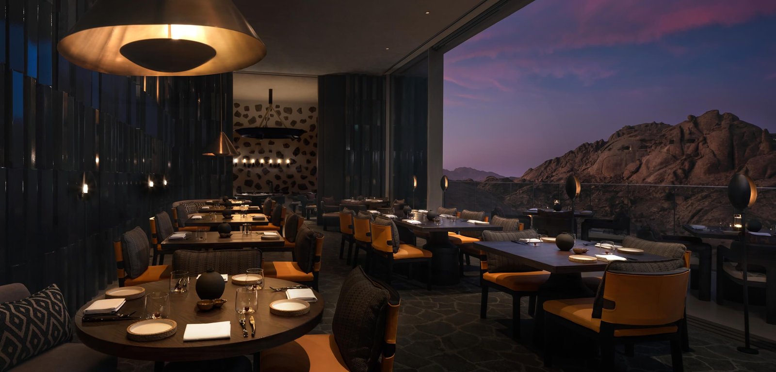Desert Rock Resort, at the table
