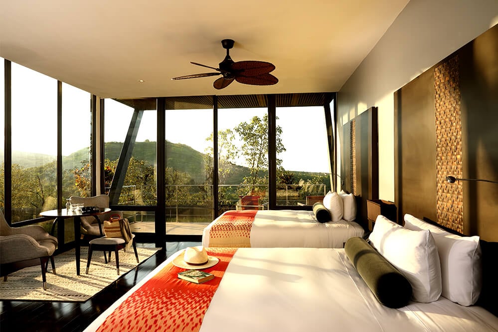 Pikaia Lodge, rooms
