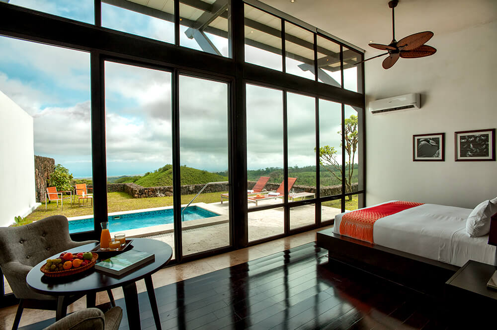 Pikaia Lodge, rooms