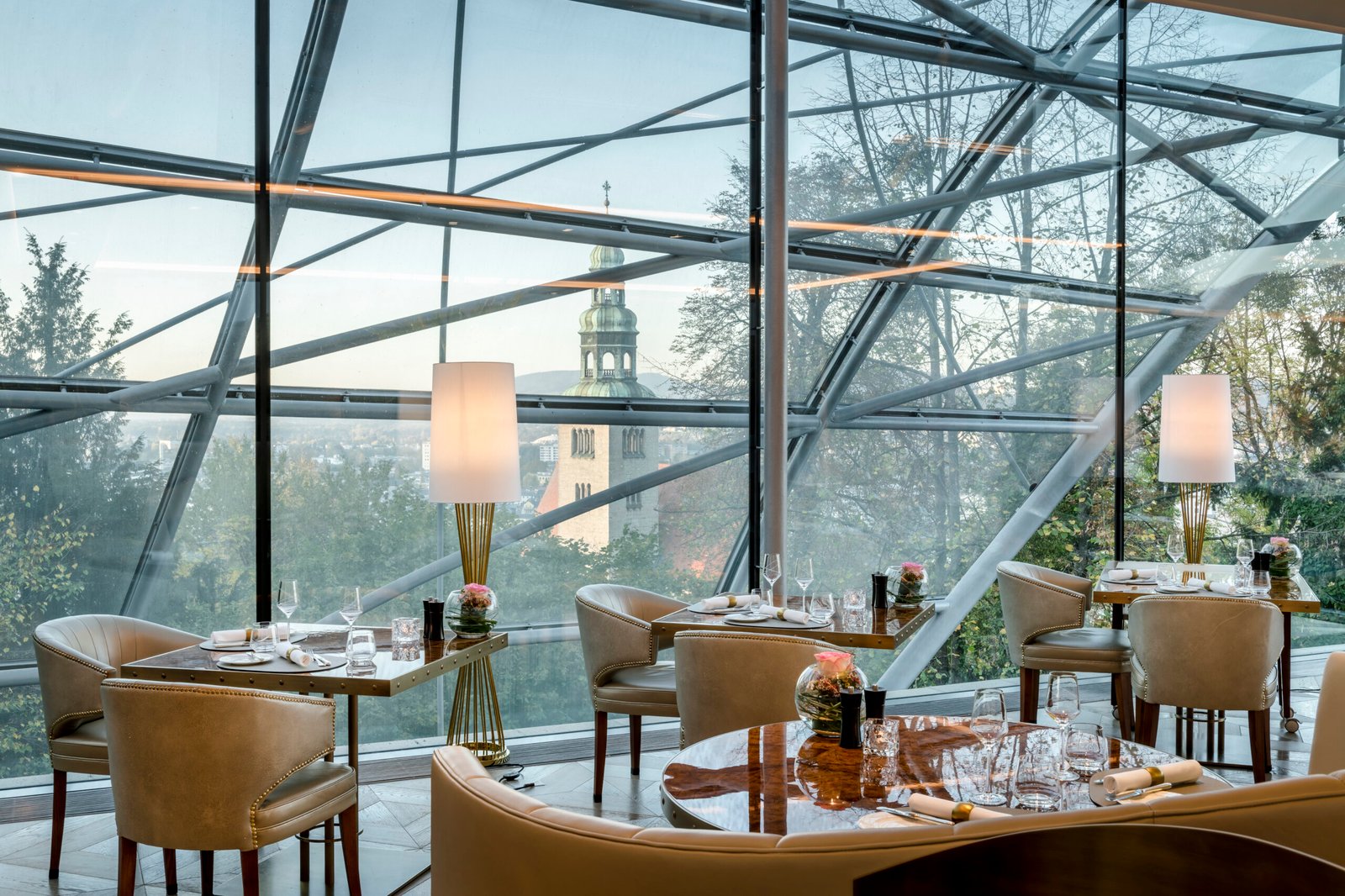 Hotel Schloss Mönchstein, the glass garden