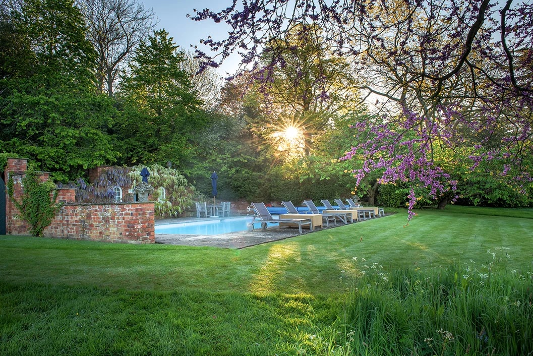 Hambleton Hall, the pool