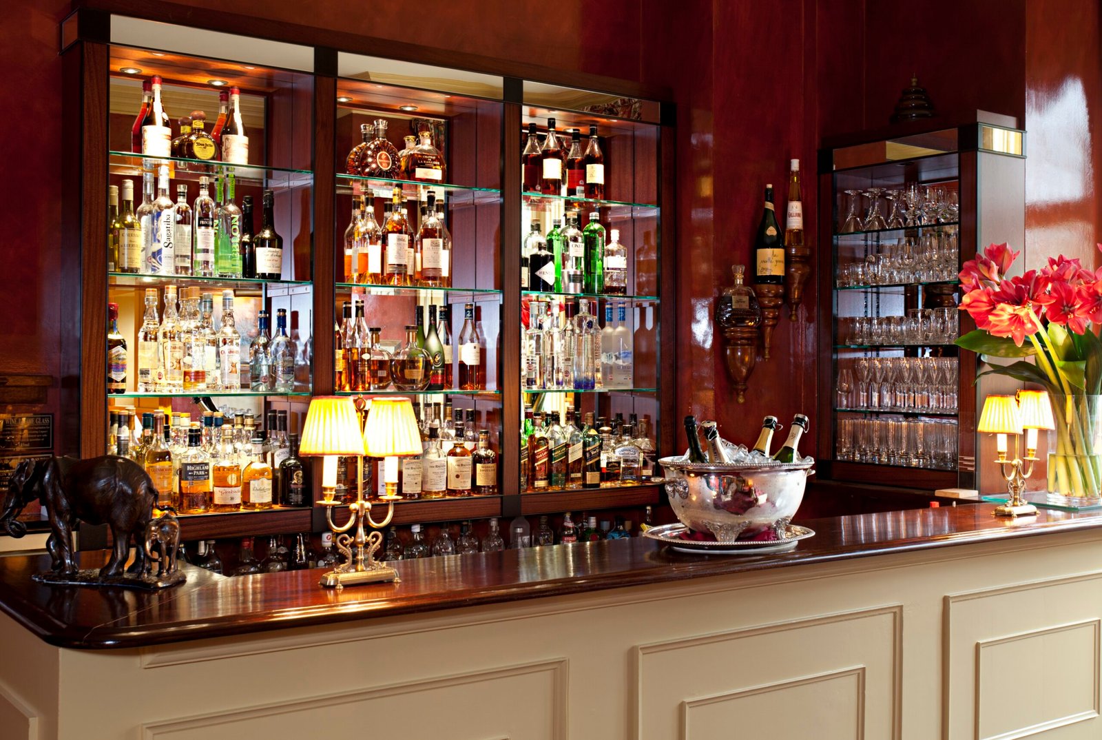 Hambleton Hall, the bar