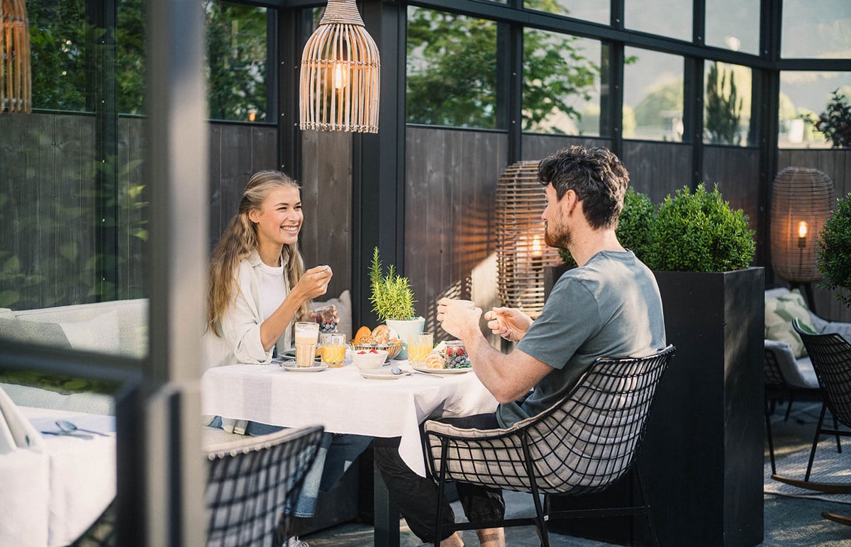 Naturhotel Waldklause, at the table