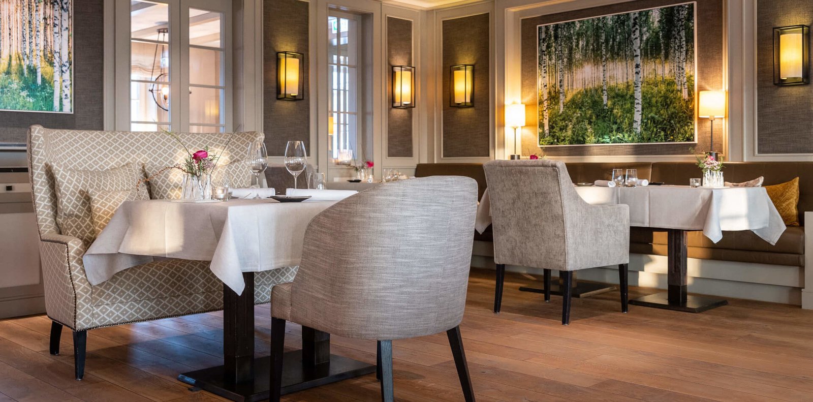 Severins Resort & Spa, at the table