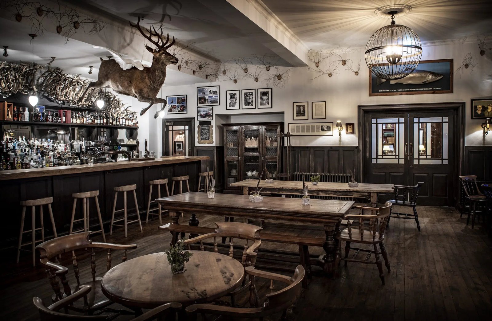 The Fife Arms, at the table