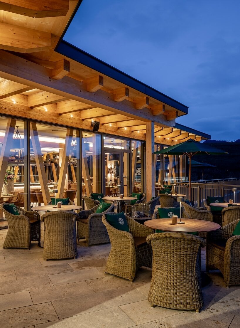 Sonnenalp Resort, at the table