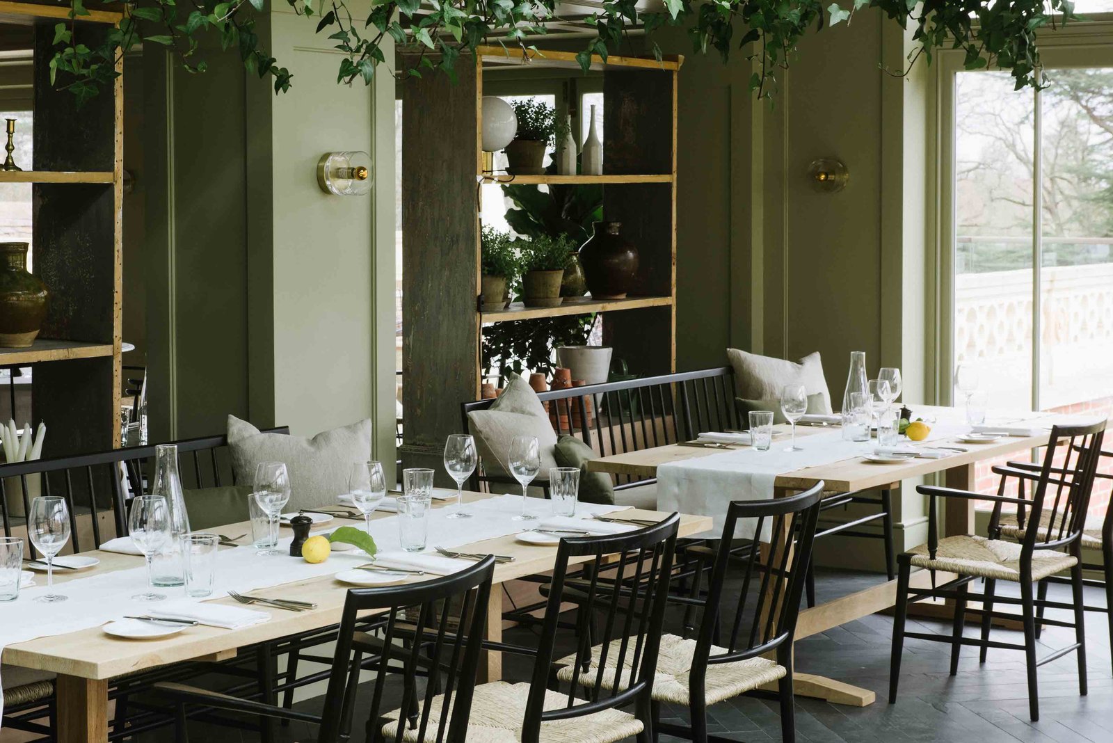Heckfield Place, at the table