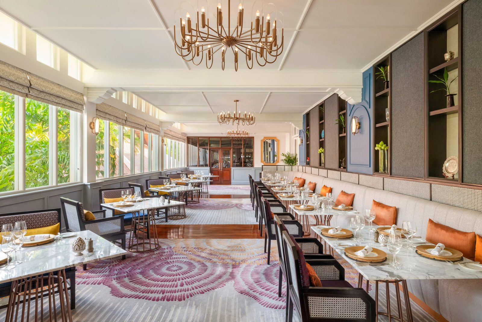 Raffles Grand Hotel d'Angkor, eat & drink