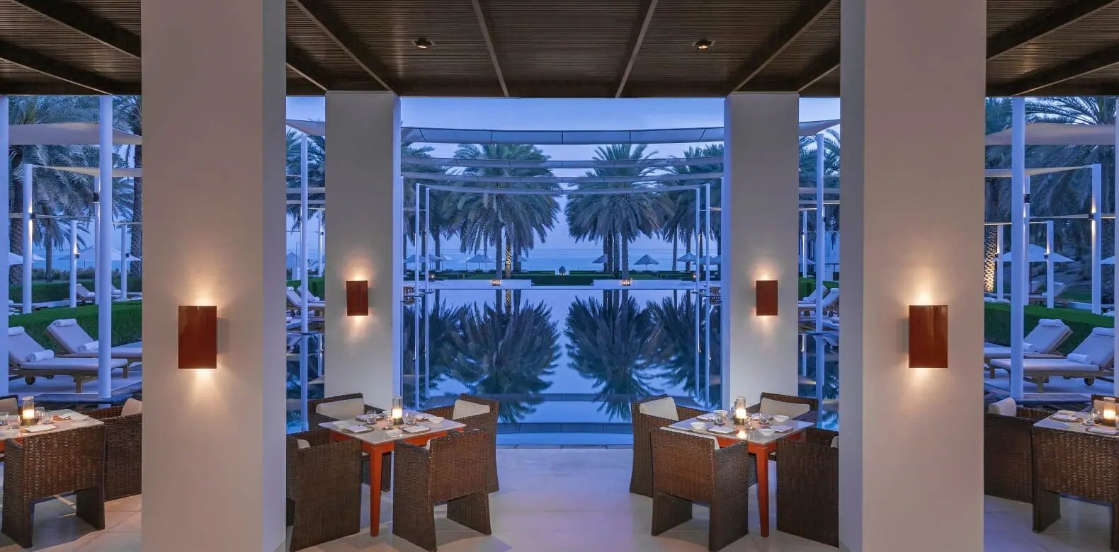 The Chedi Muscat, eat & drink