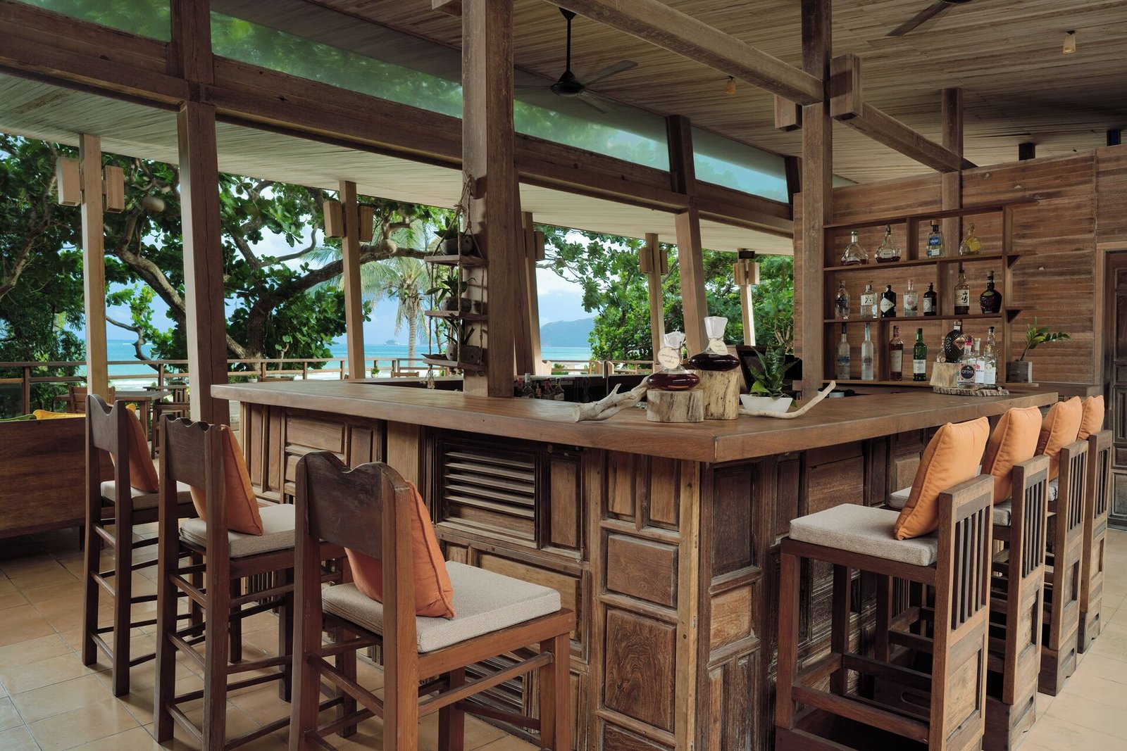 Six Senses Con Dao, at the table