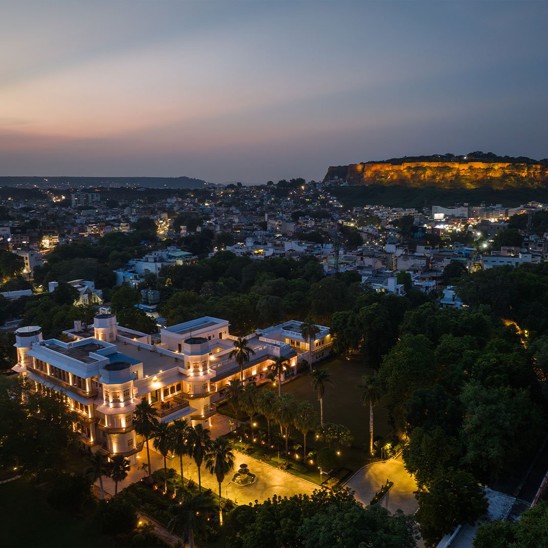 Taj Usha Kiran Palace, Gwalior, backstory