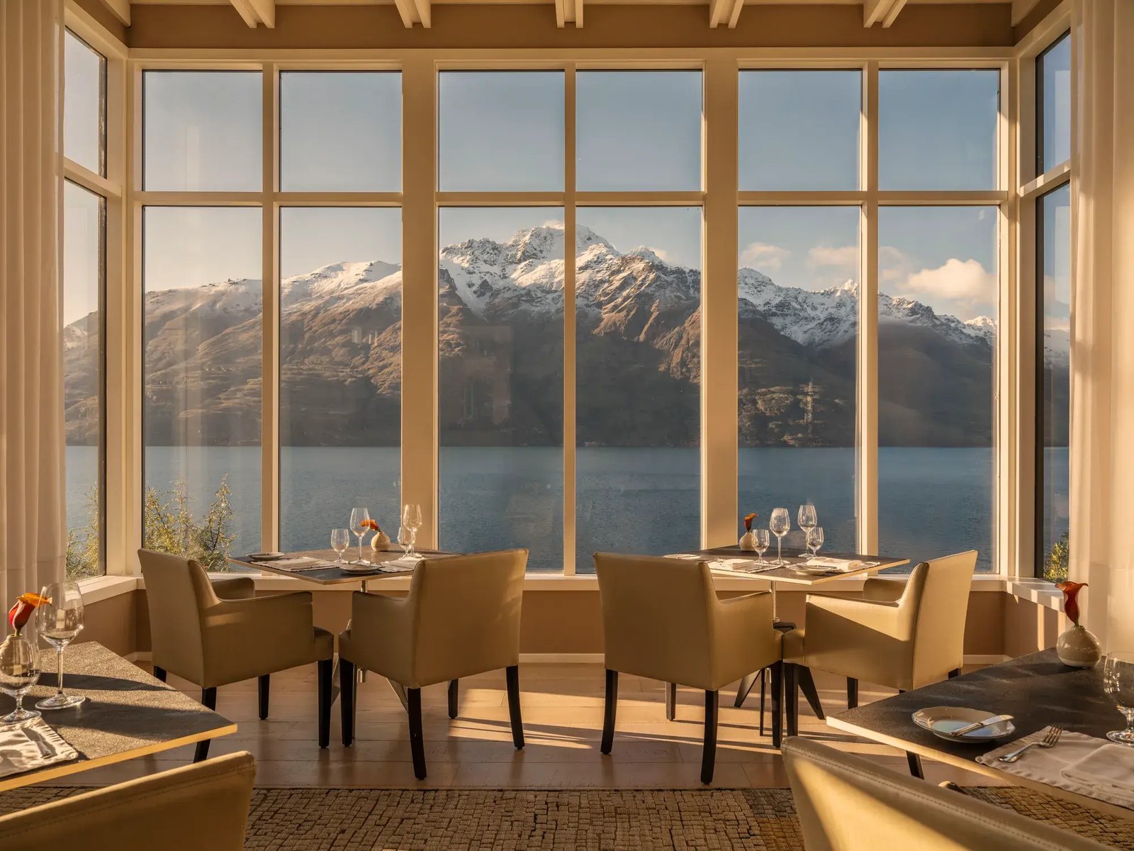 Rosewood Matakauri, the dining room