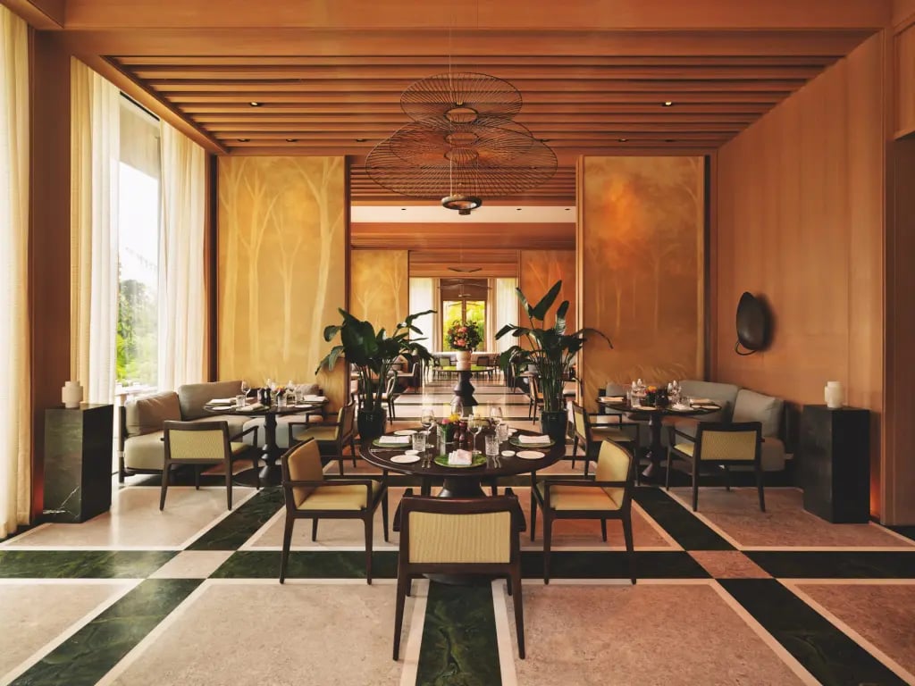 Raffles Sentosa, at the table