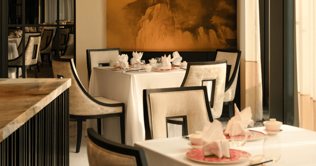 Raffles Sentosa, at the table