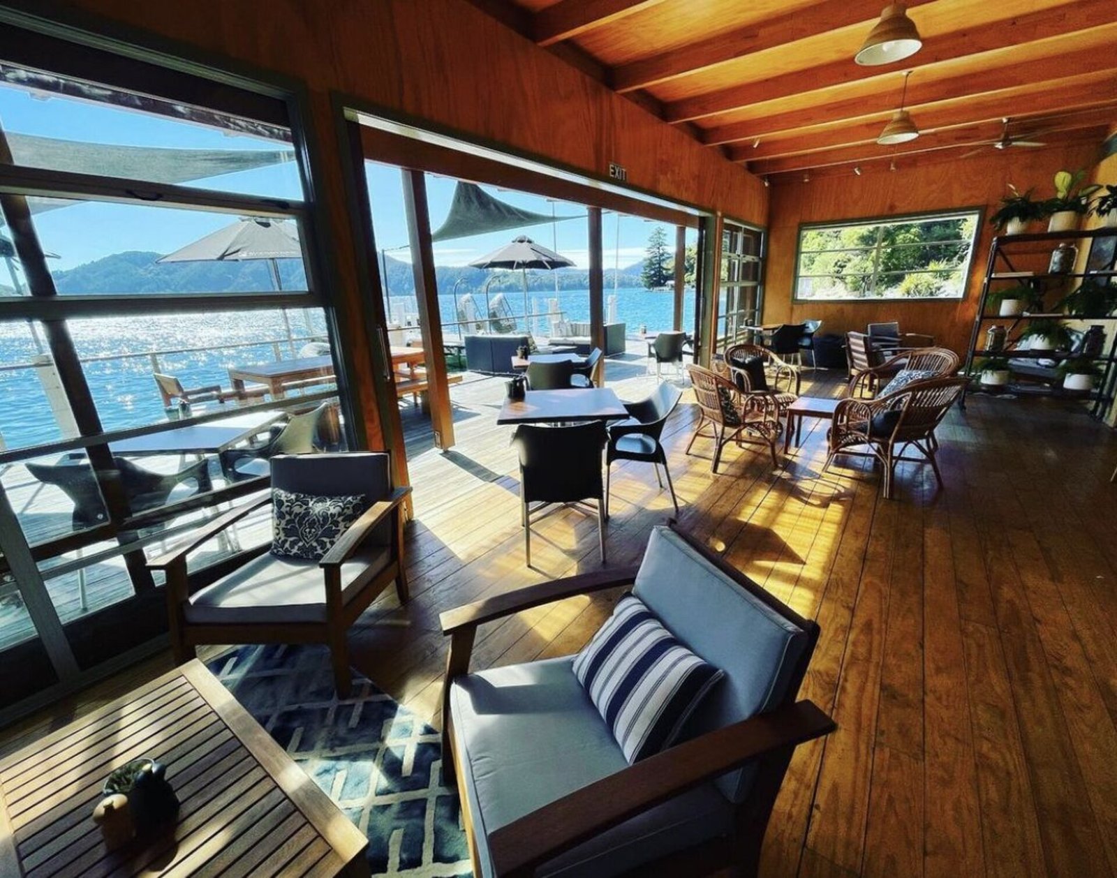 Bay of Many Coves Resort, at the table