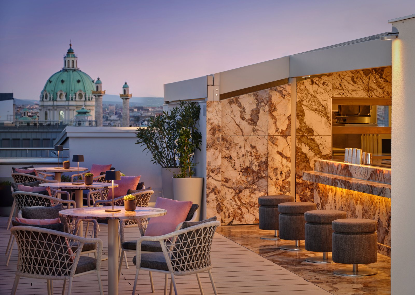 The Ritz-Carlton, Vienna, at the table