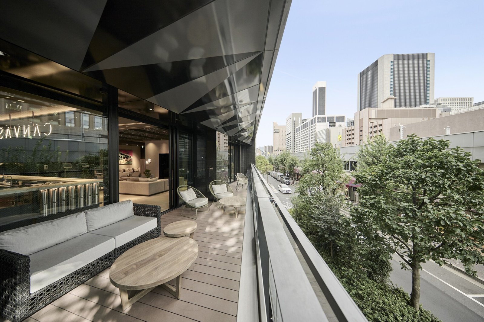 The Royal Park Canvas Ginza Corridor — vibe