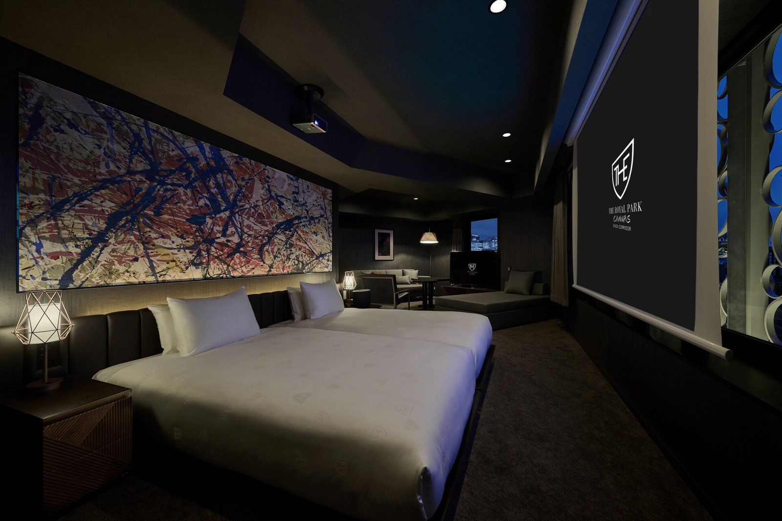 The Royal Park Canvas Ginza Corridor — rooms