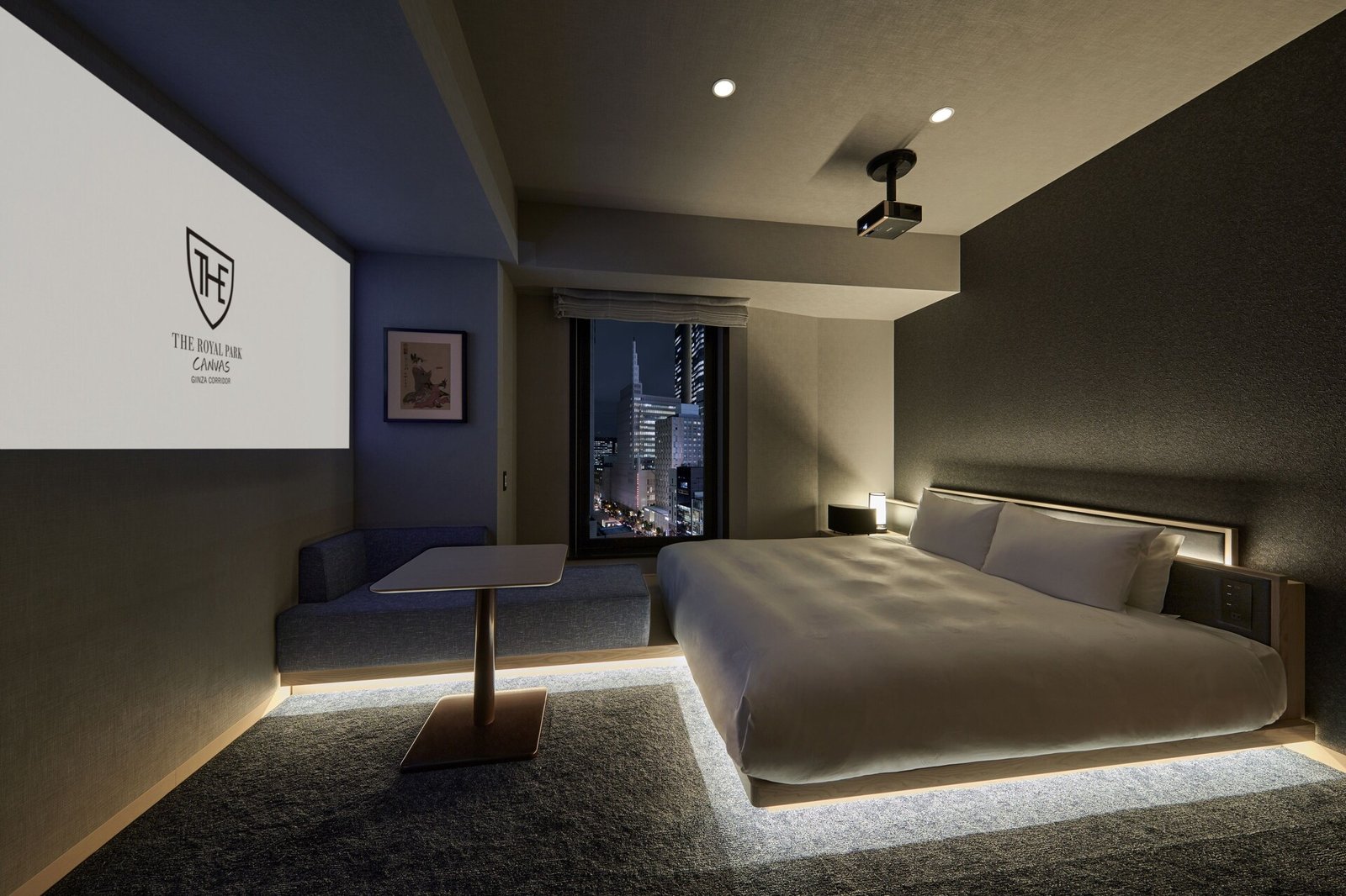 The Royal Park Canvas Ginza Corridor — rooms