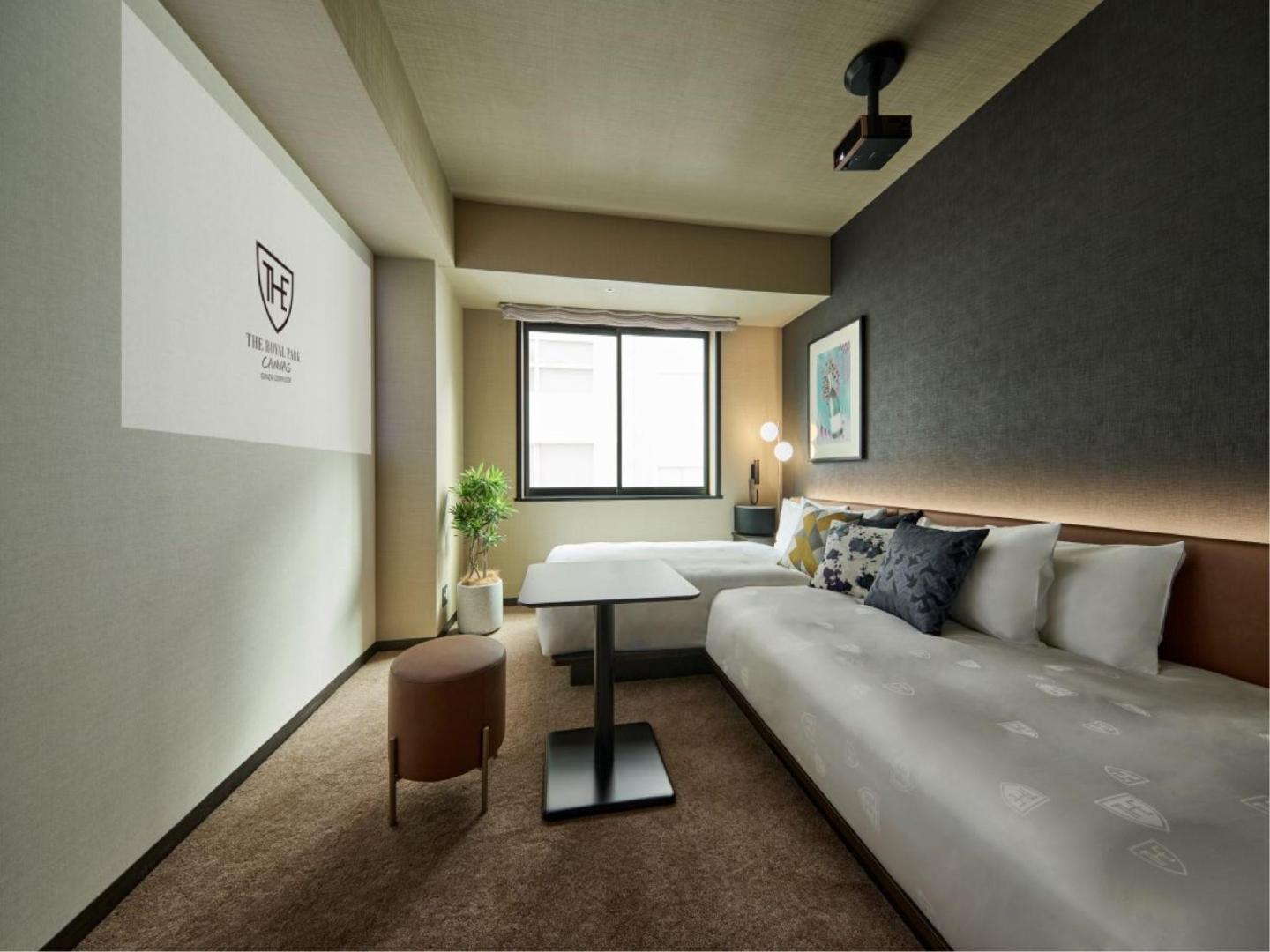 The Royal Park Canvas Ginza Corridor — rooms