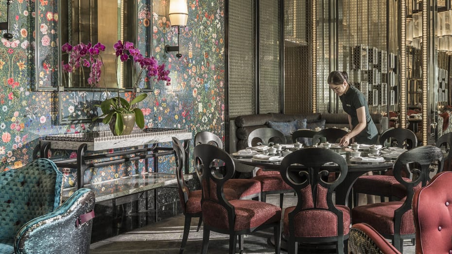 Four Seasons Hotel Kuala Lumpur, at the table