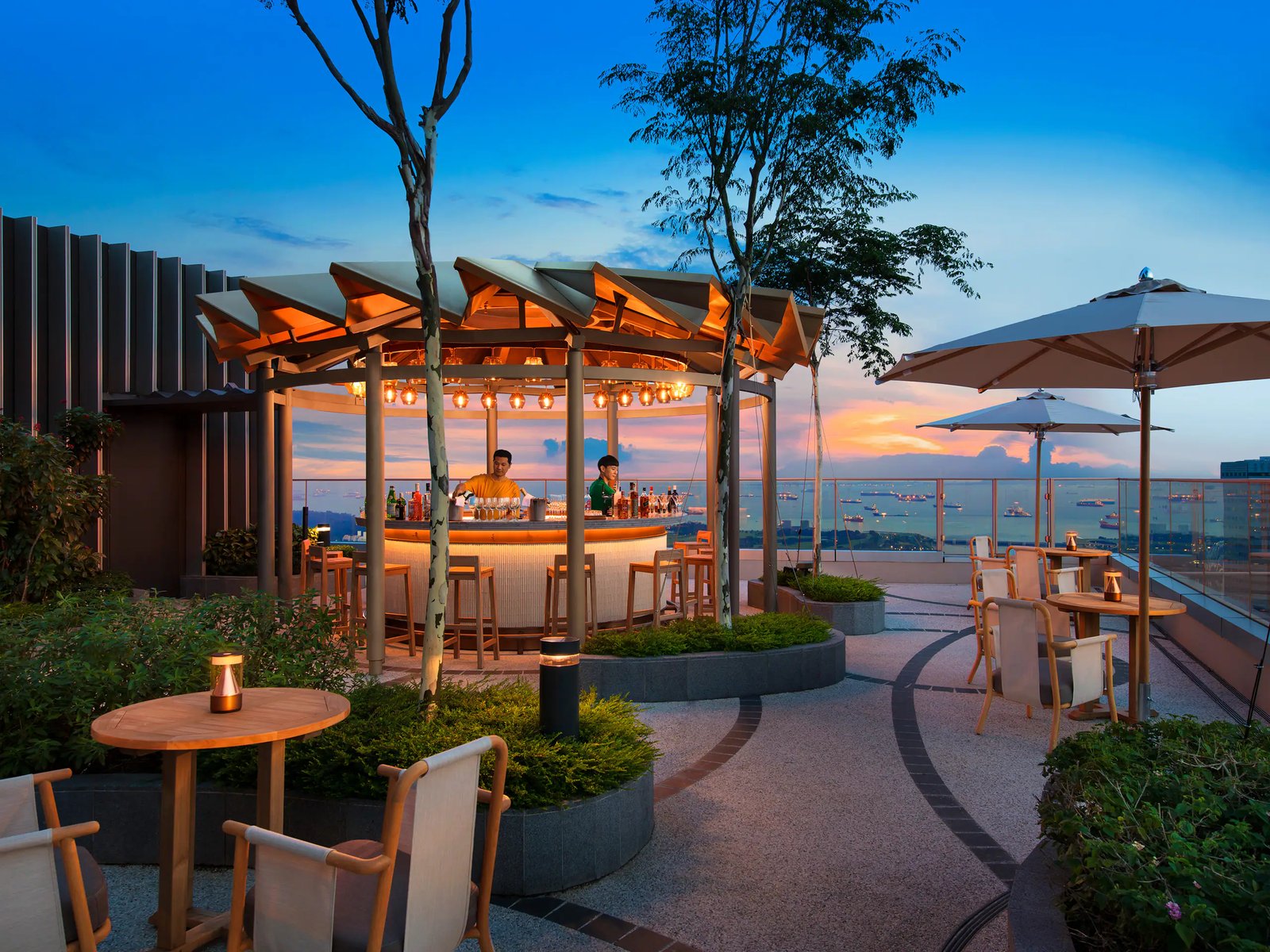 Andaz Singapore, at the table