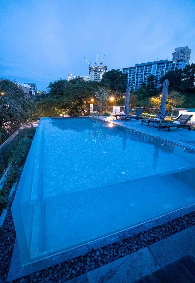 The Warehouse Hotel, the pool