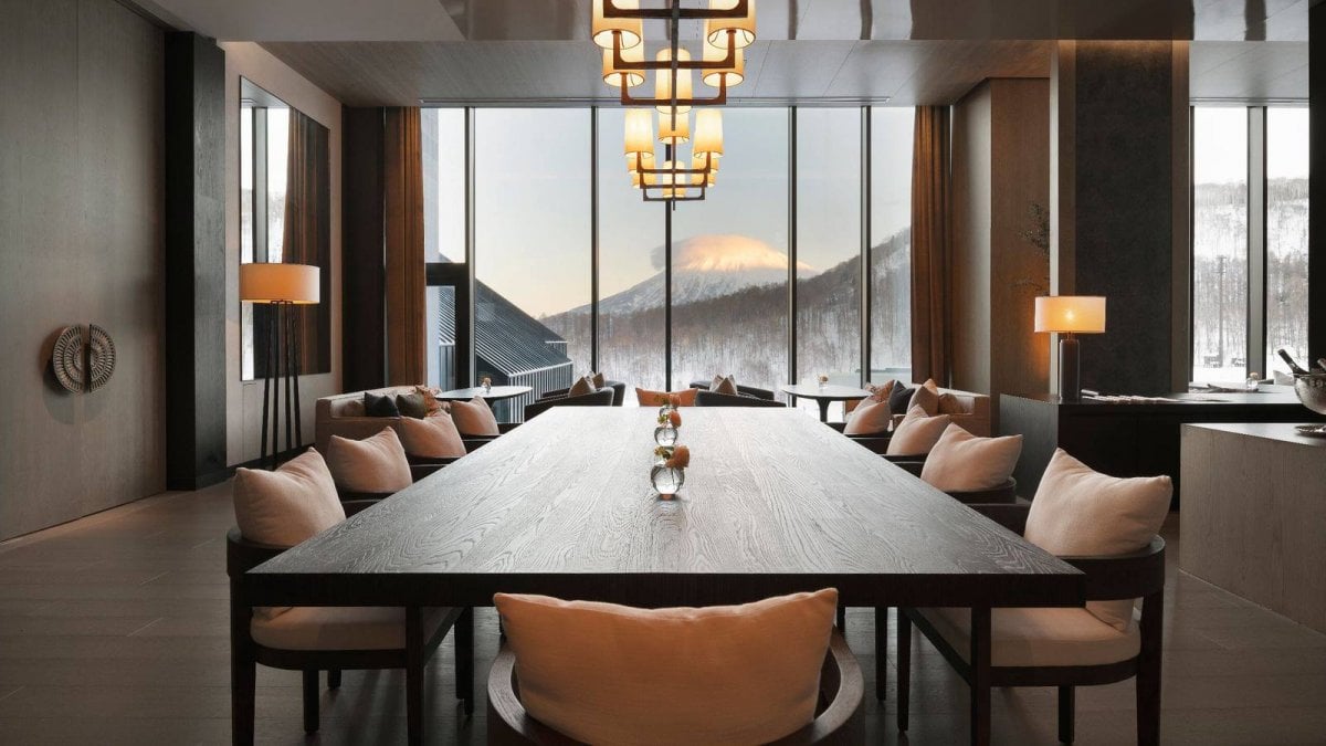 Park Hyatt Niseko Hanazono, at the table