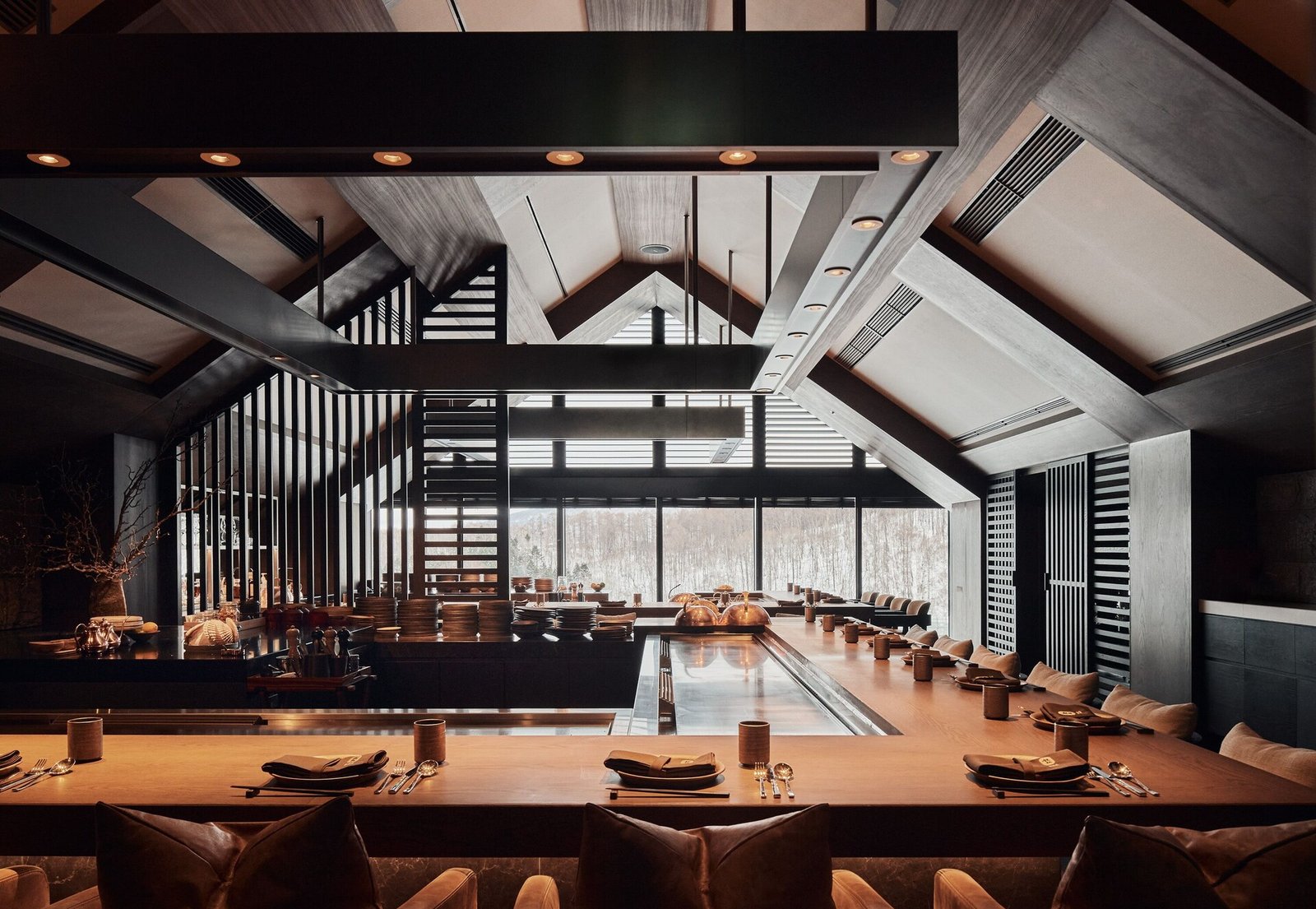 Park Hyatt Niseko Hanazono, at the table