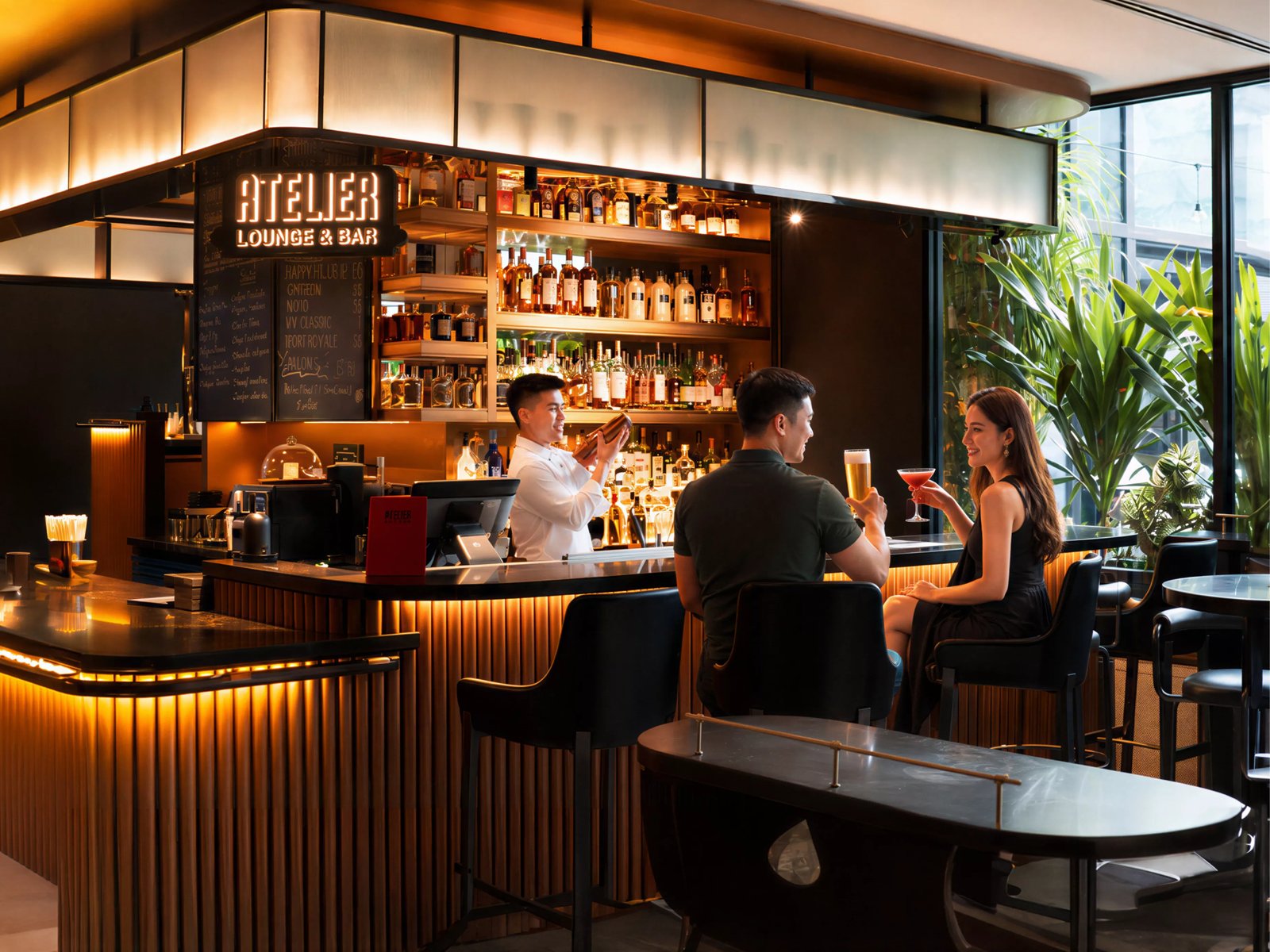 Pullman Singapore Orchard, atelier lounge & bar