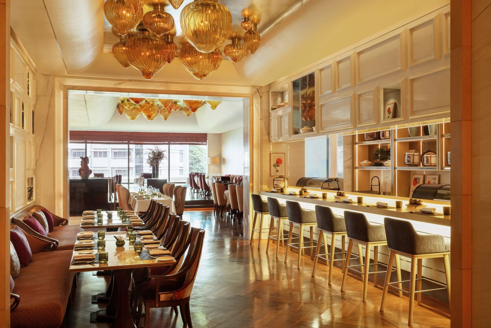 Raffles Jakarta, at the table