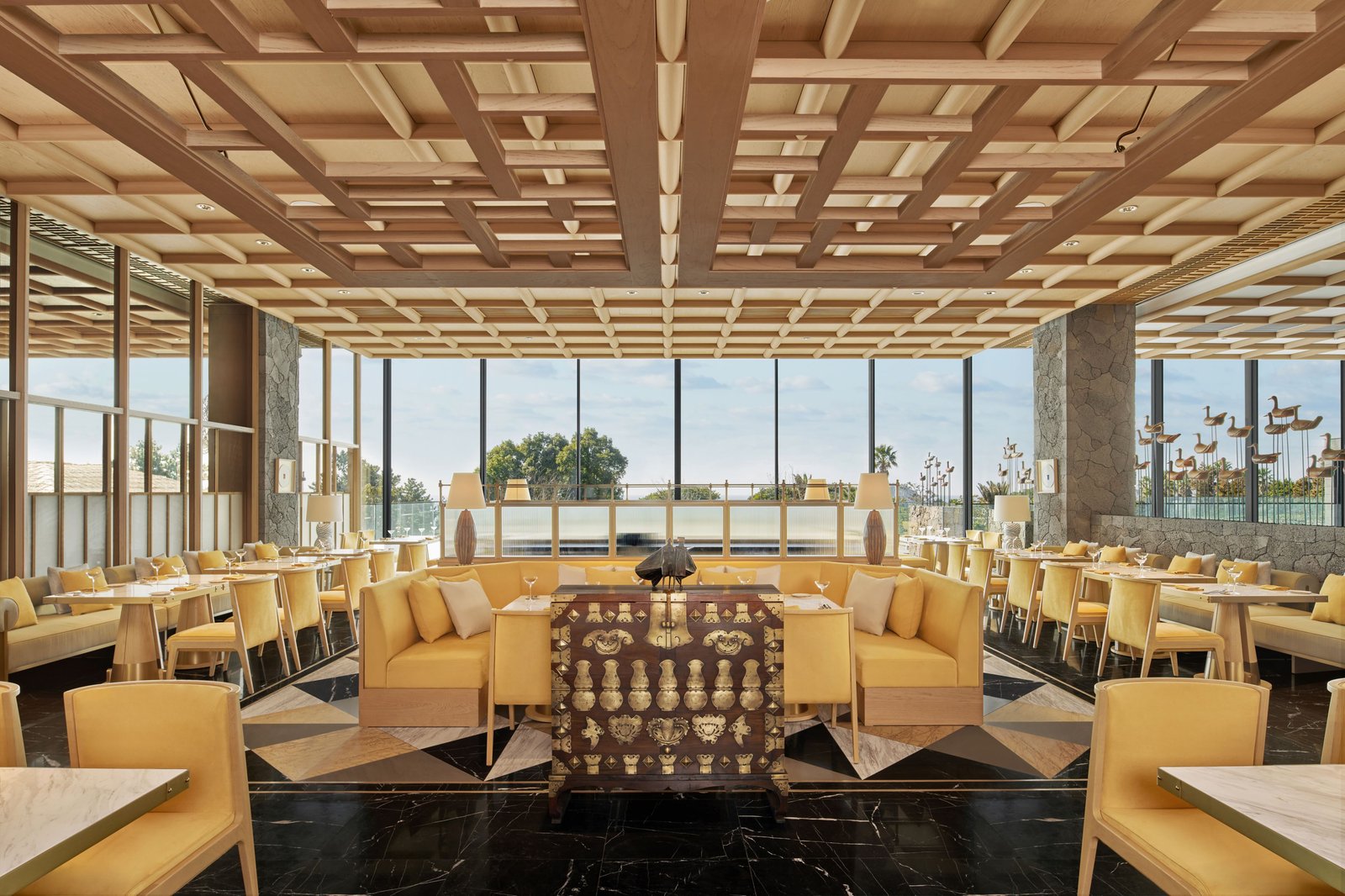 JW Marriott Jeju Resort & Spa, island kitchen