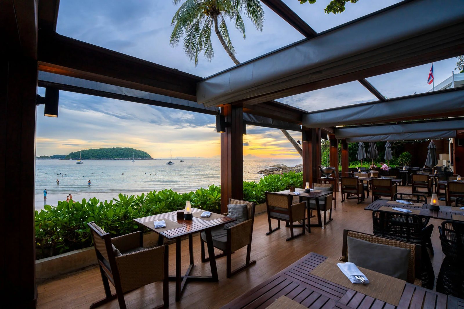 The Nai Harn, Phuket, at the table