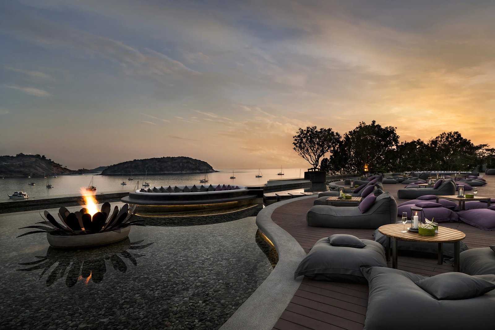 The Nai Harn, Phuket, reflections rooftop bar & lounge