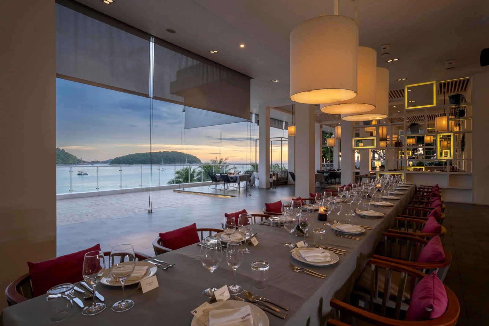 The Nai Harn, Phuket, at the table