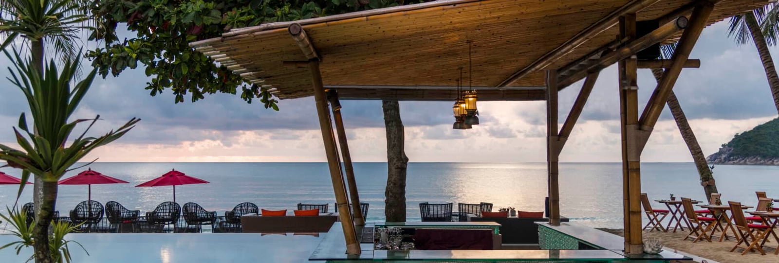 Anantara Rasananda Koh Phangan Villas, at the table