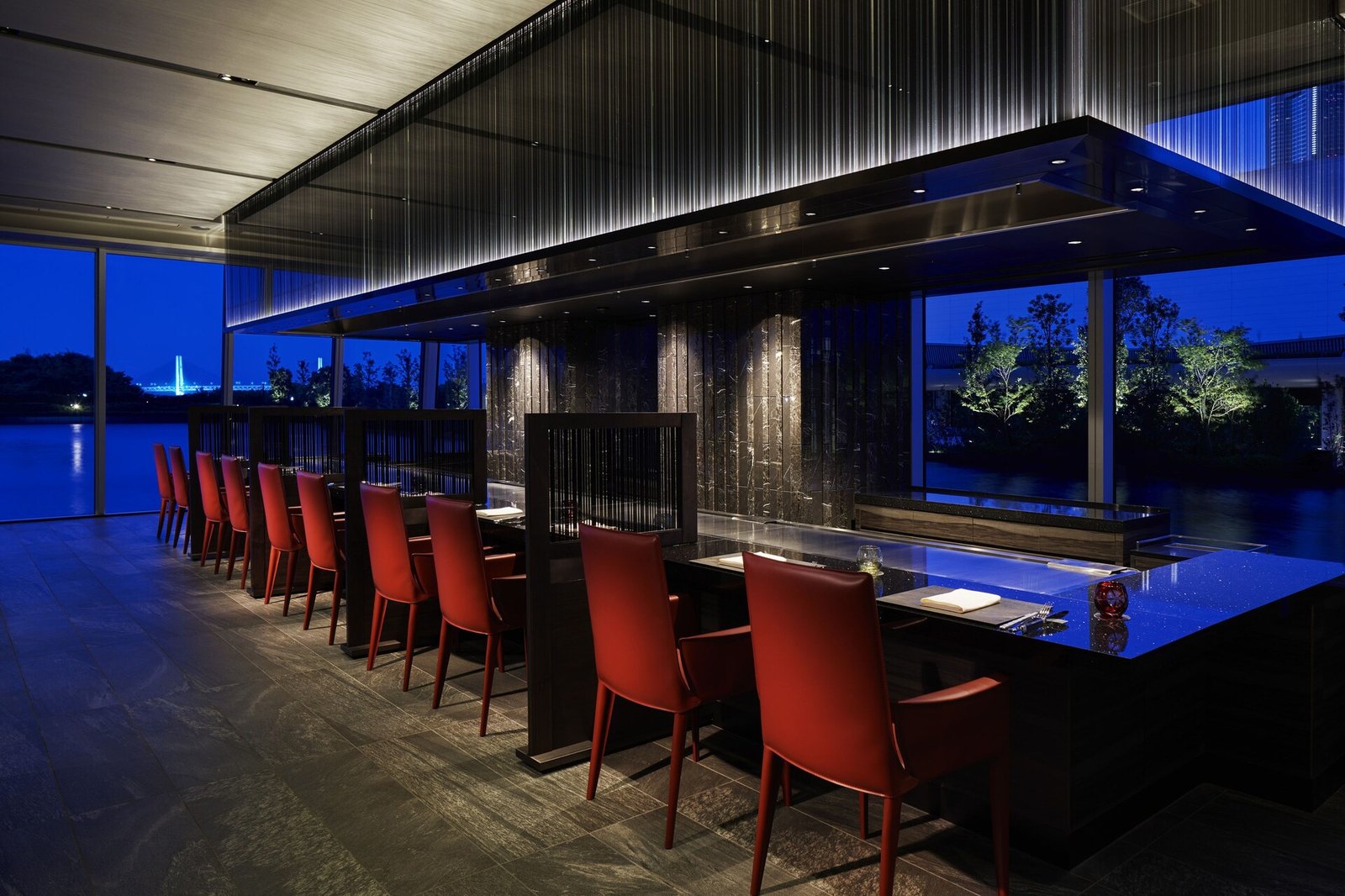 The Kahala Hotel & Resort Yokohama, at the table